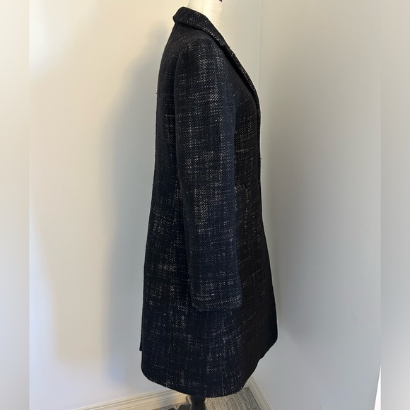 Burberry Black Tweed Coat - Picture 2 of 7